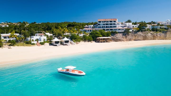 Luxury resort and beach in Anguilla